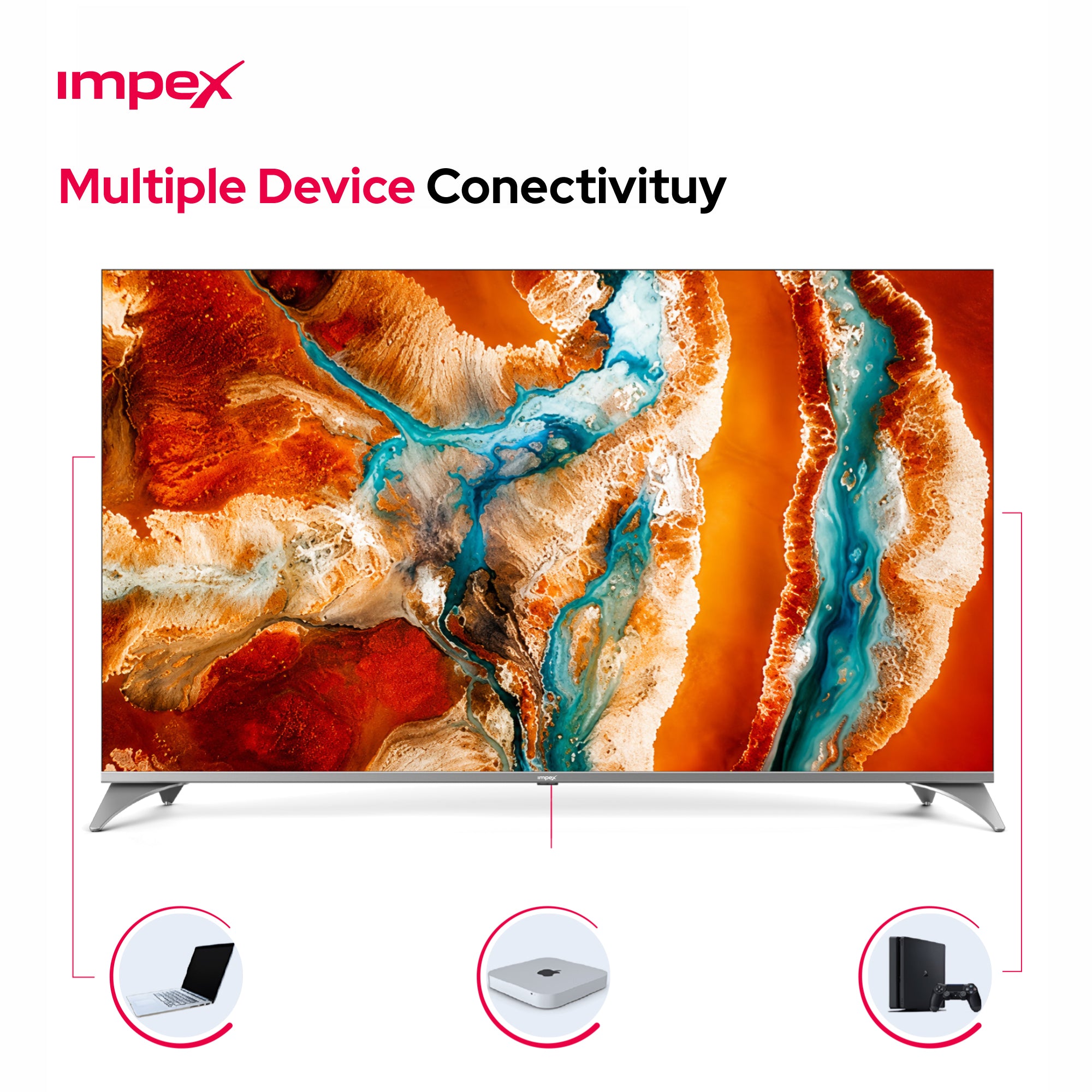 IMPEX 55 inch QLED UHD GOOGLE LED TV 12OHZ evoQ 55S4QLC2R120