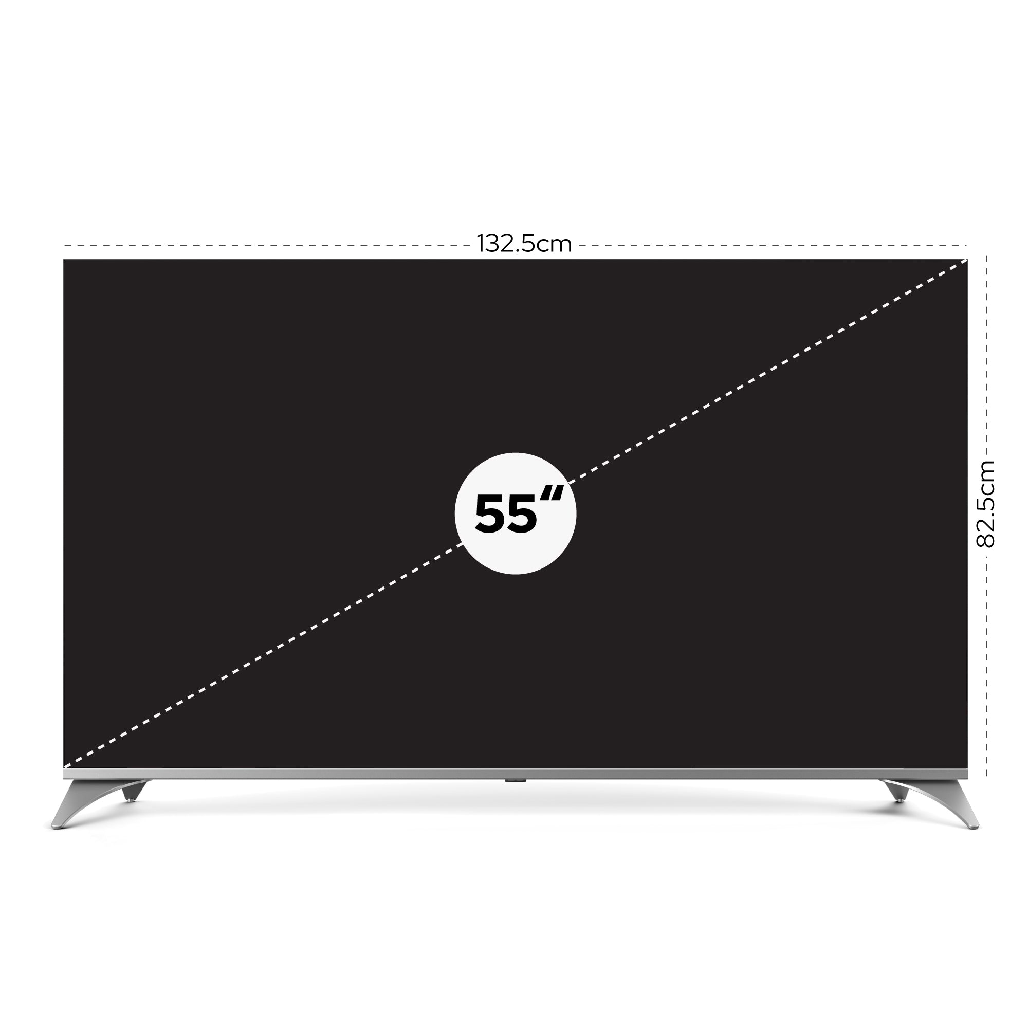IMPEX 55 inch QLED UHD GOOGLE LED TV 12OHZ evoQ 55S4QLC2R120