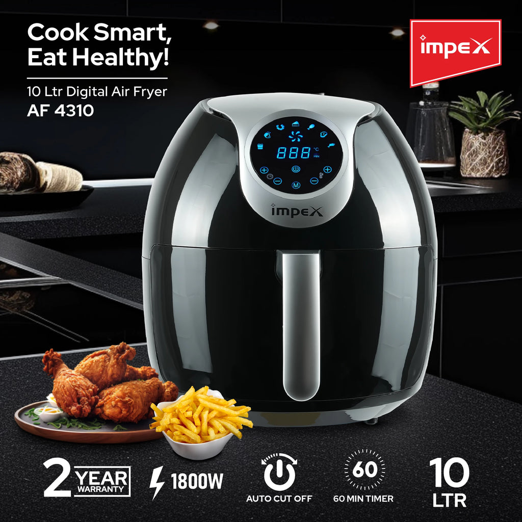 IMPEX 10 LTR DIGITAL AIR FRYER AF 4310