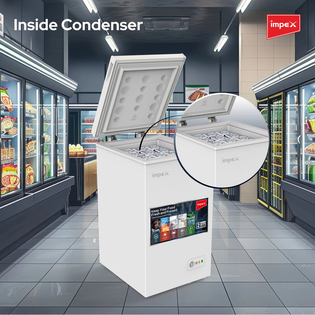 Impex 100L Chest Freezer IMCF100C