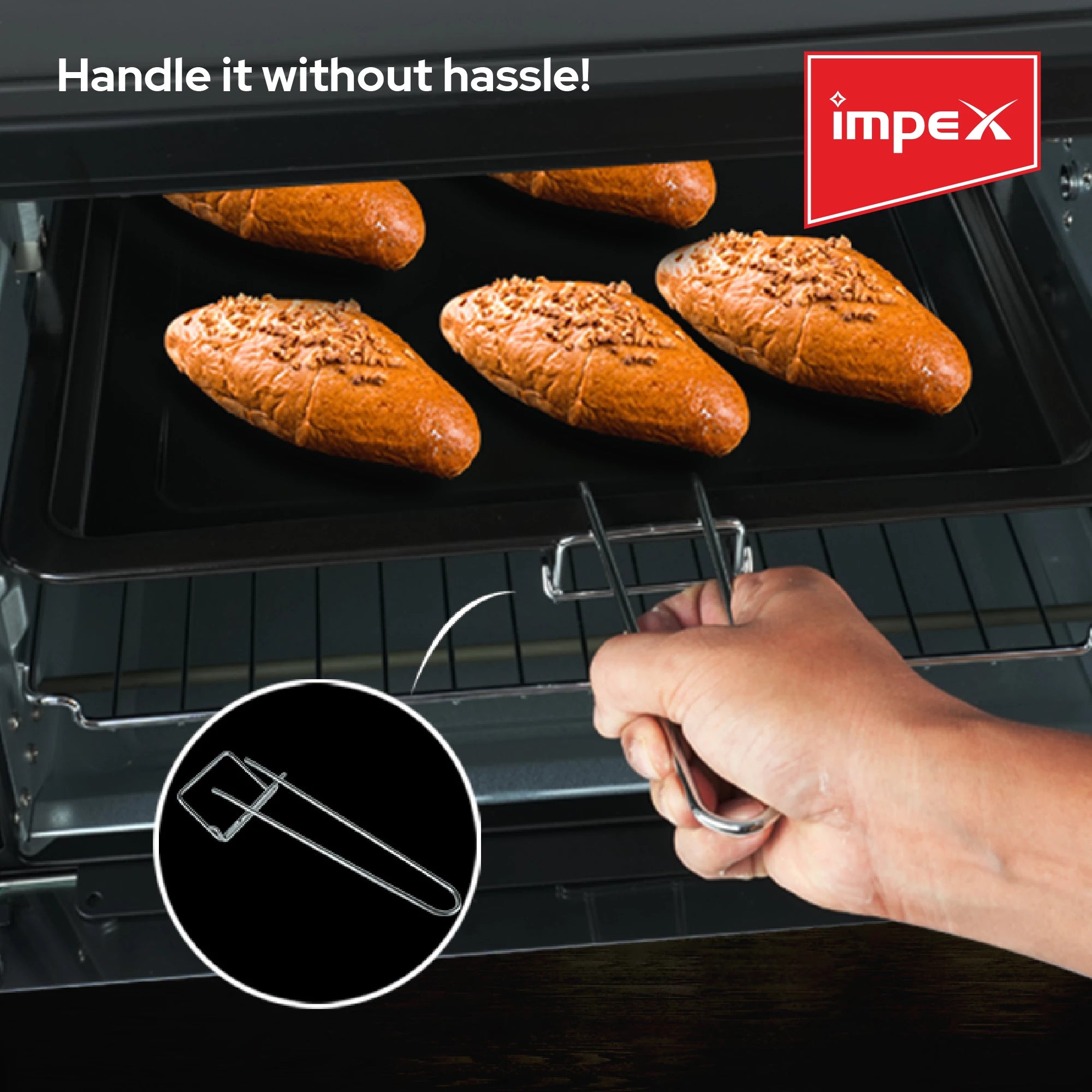 Impex 35 Ltr Electric Oven with Rotisserie OV 2901