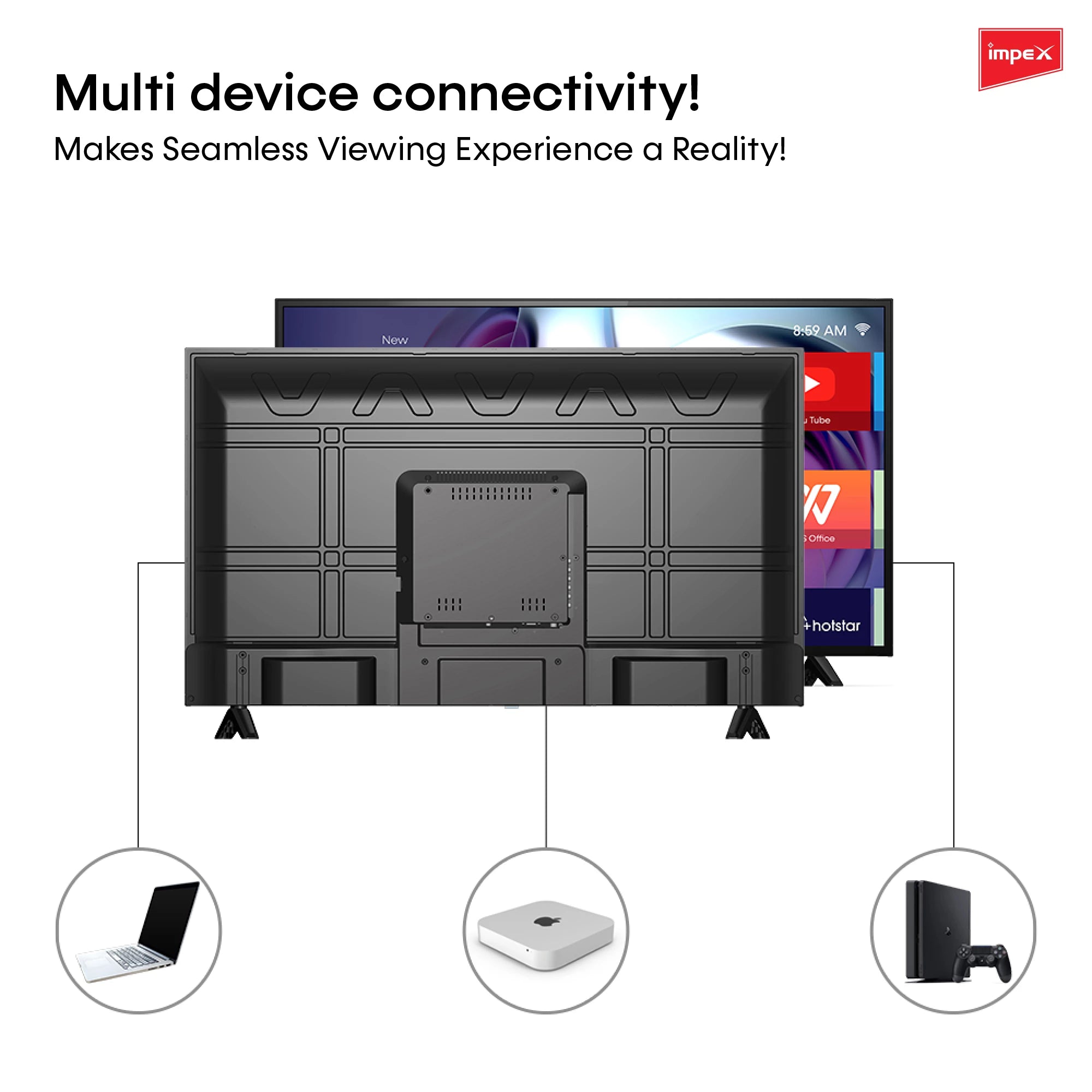 Impex 40" HD Smart LED TV Gloria 40 Smart