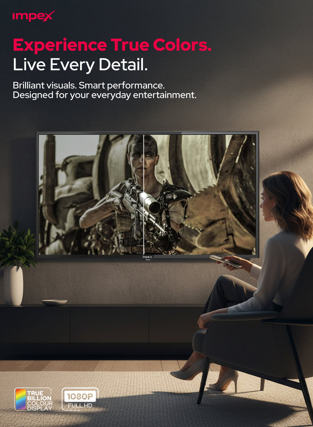 Impex 40" HD Smart LED TV Gloria 40 Smart