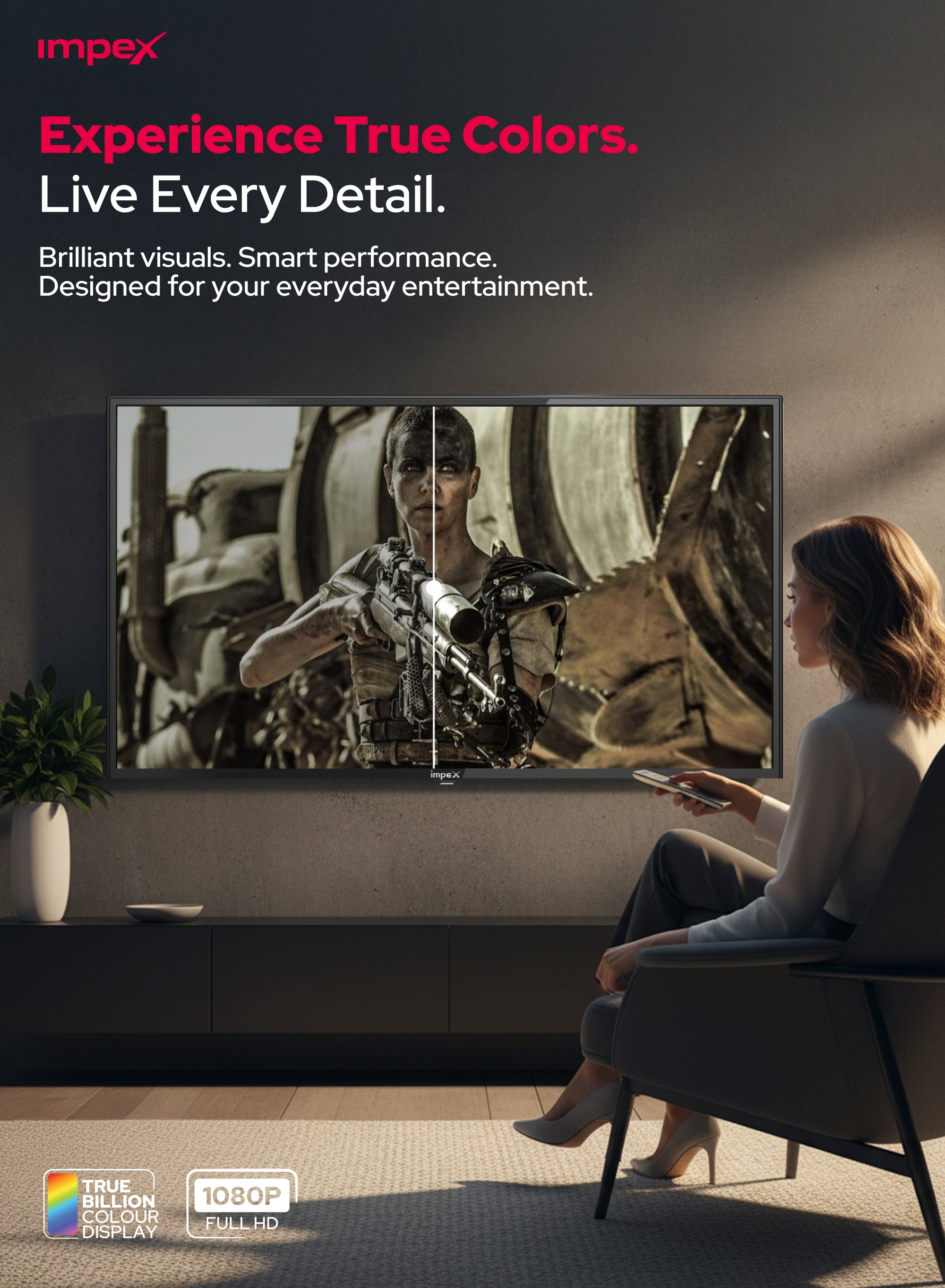 Impex 40" HD Smart LED TV Gloria 40 Smart