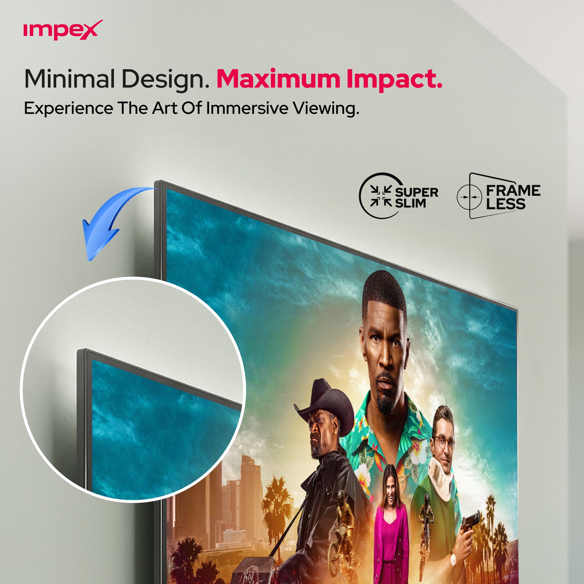 IMPEX 60 INCH 4K UHD SMART LED TV GLORIA 60 SMART