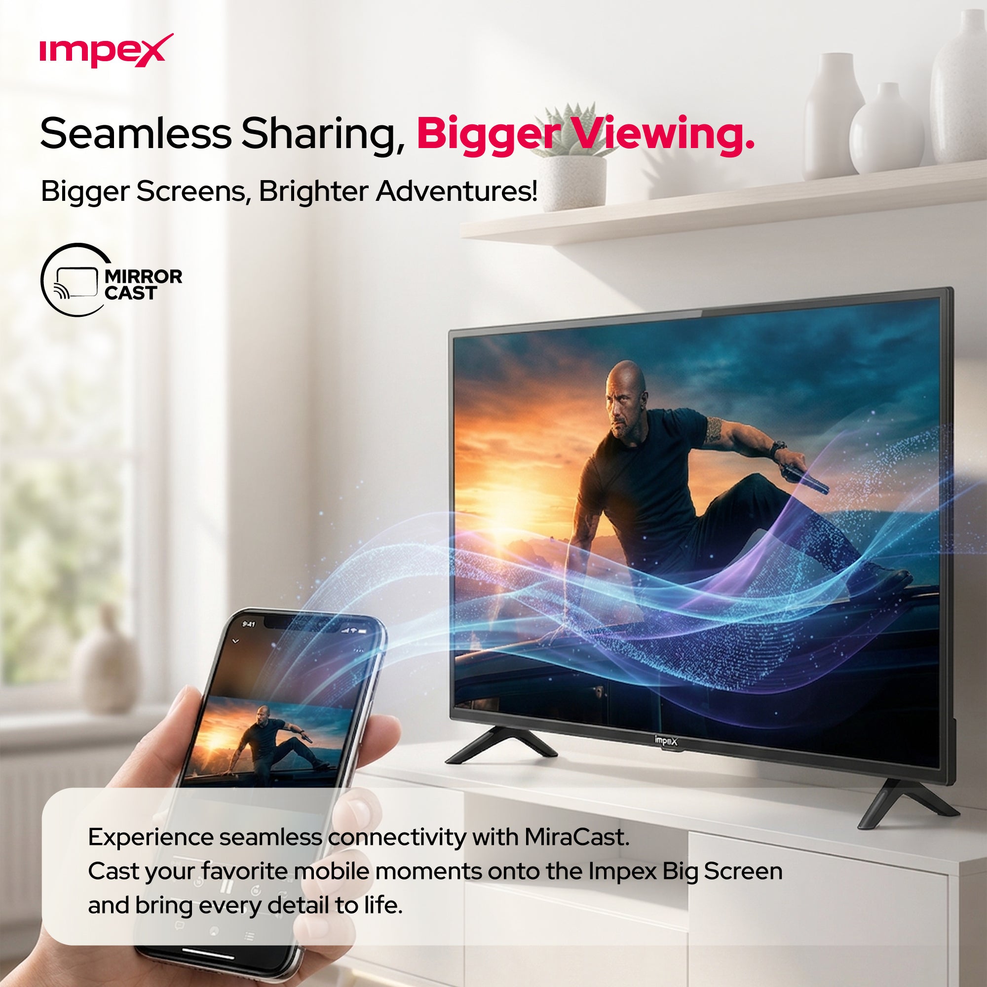 IMPEX 60 INCH 4K UHD SMART LED TV GLORIA 60 SMART