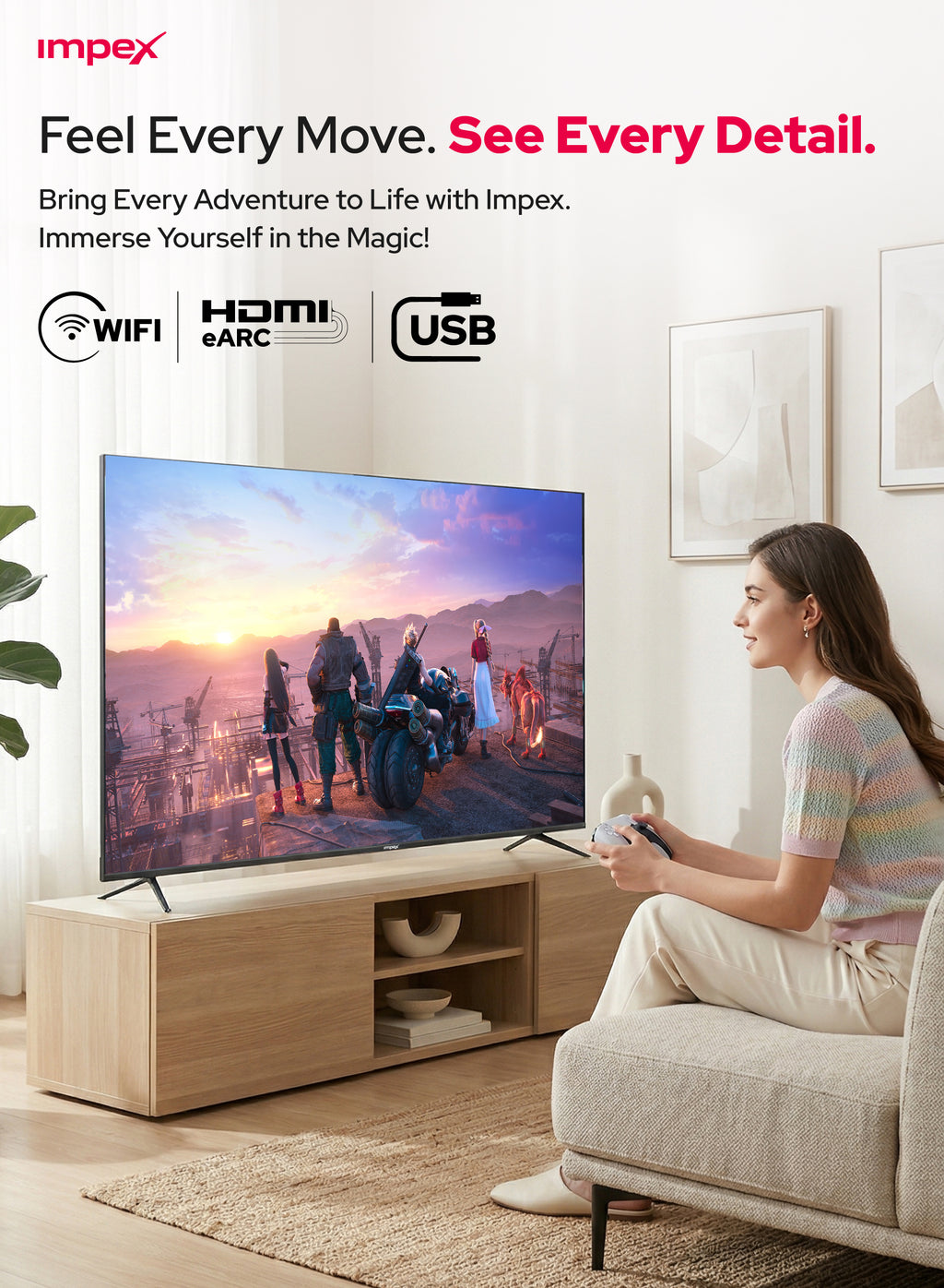 Impex 70" UHD Smart Led Tv (Gloria 70 Smart)