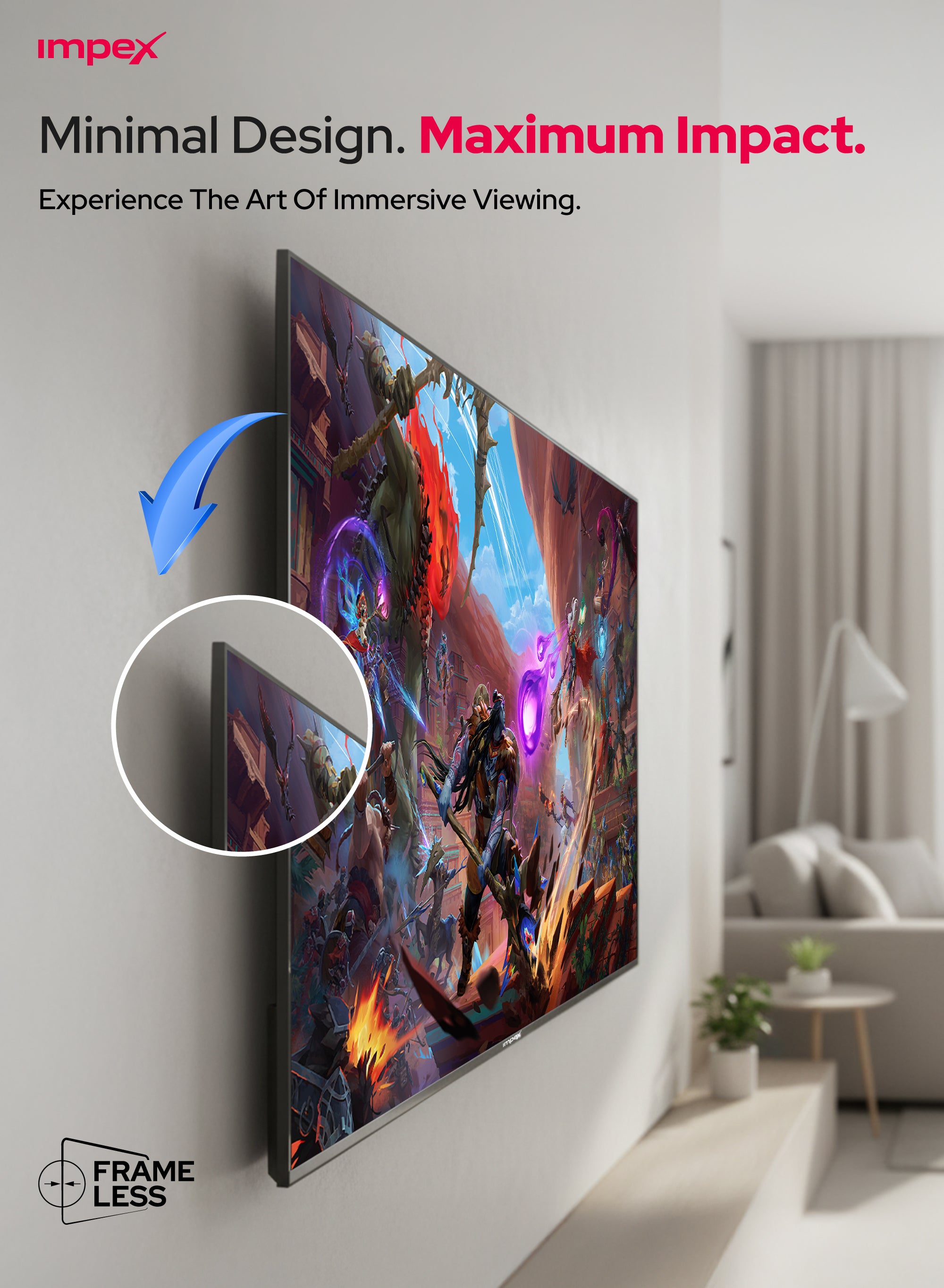 Impex 70" UHD Smart Led Tv (Gloria 70 Smart)
