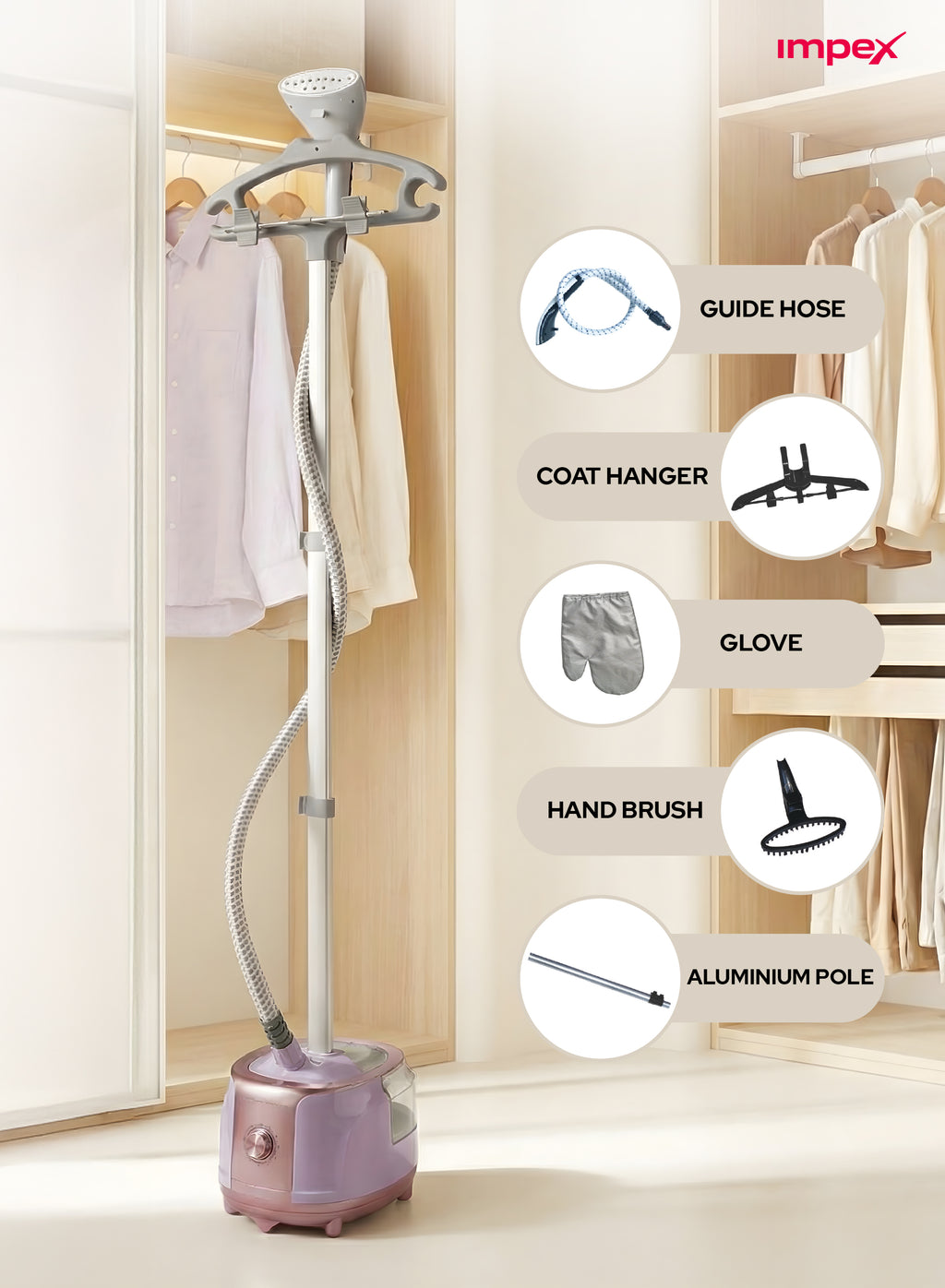 Impex Garment Steamer (GSM 6013)
