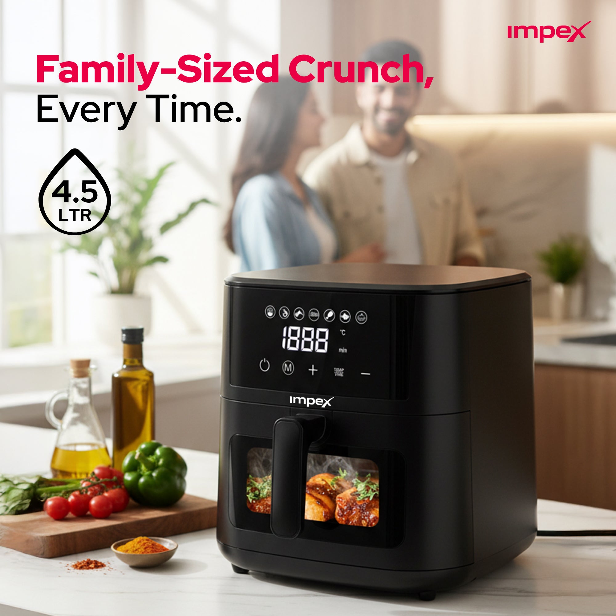 Impex 4.5L Digital Air Fryer AF 4307
