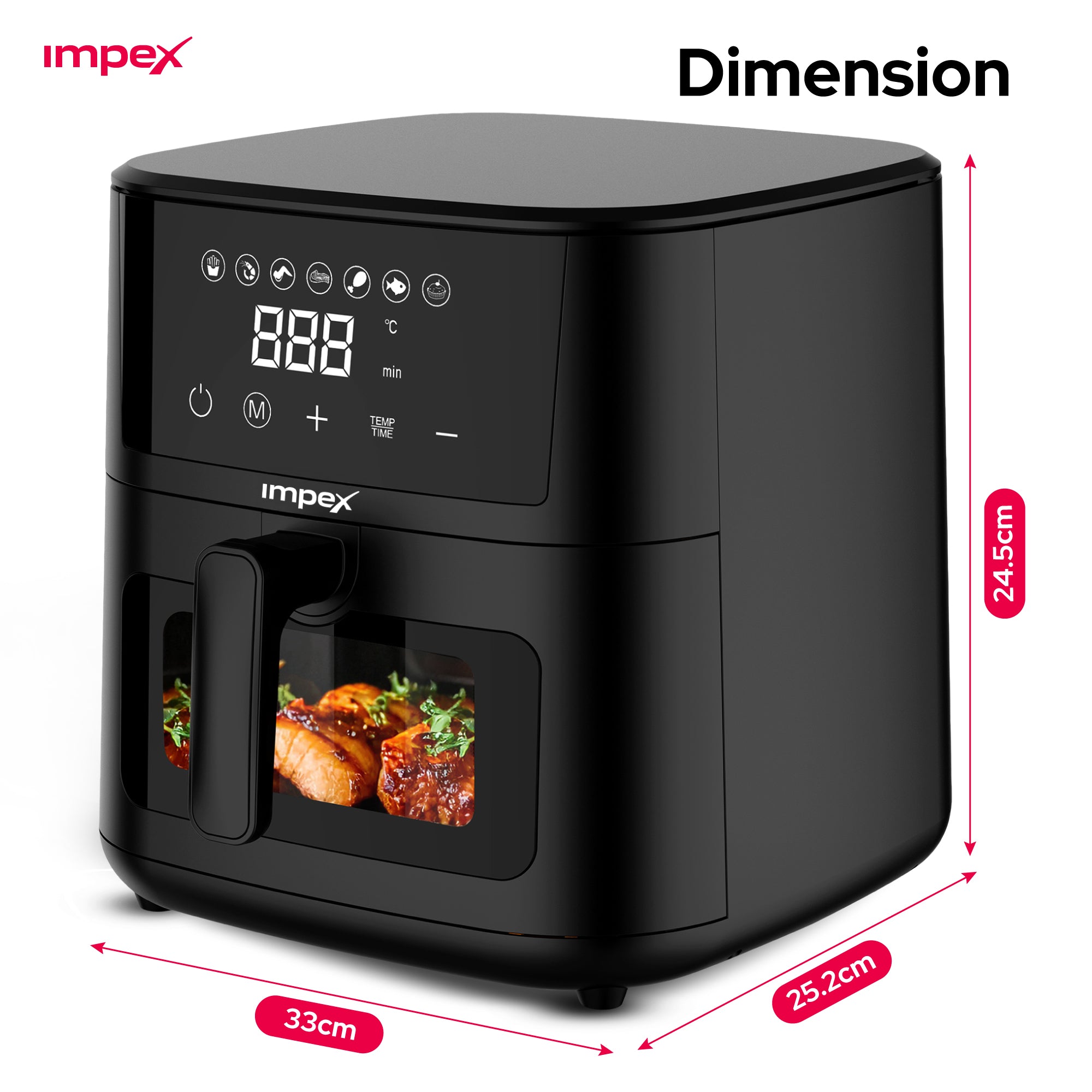 Impex 4.5L Digital Air Fryer AF 4307