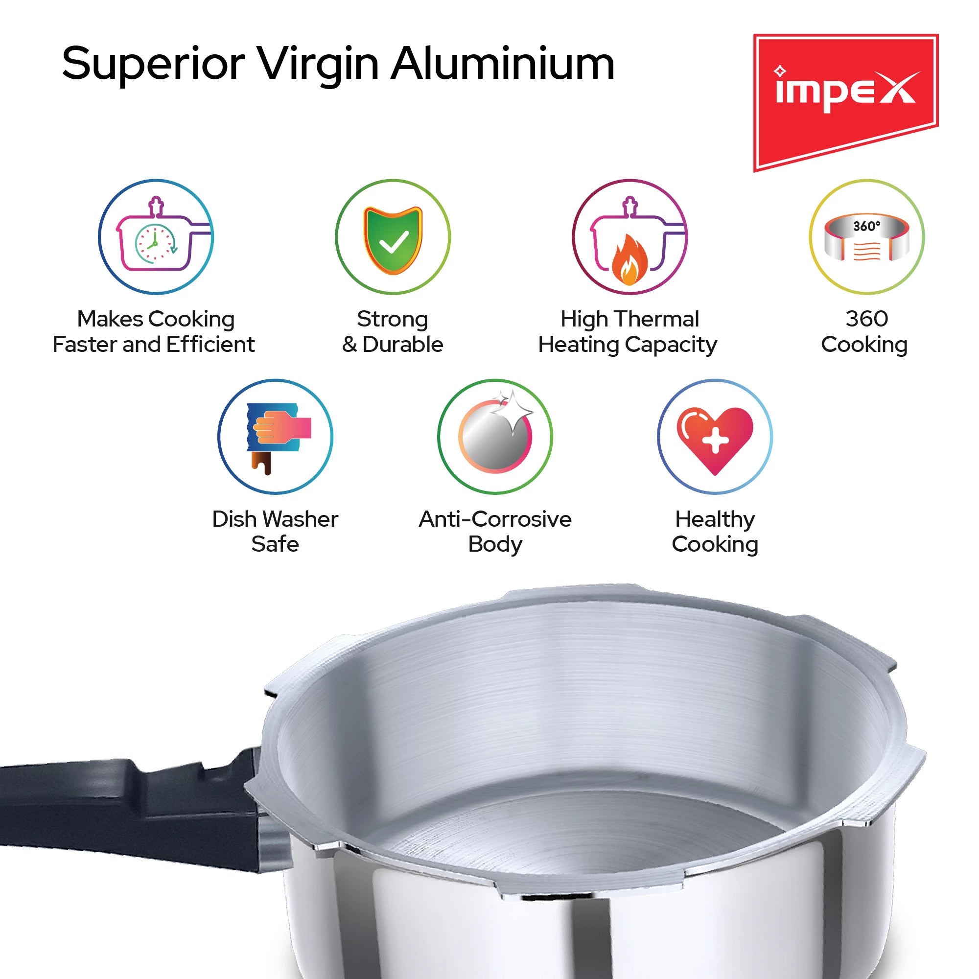 IMPEX PRESSURE COOKER FAMILY COMBO IFC 235