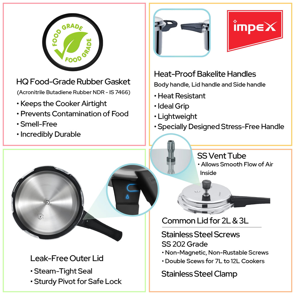 IMPEX PRESSURE COOKER FAMILY COMBO IFC 235