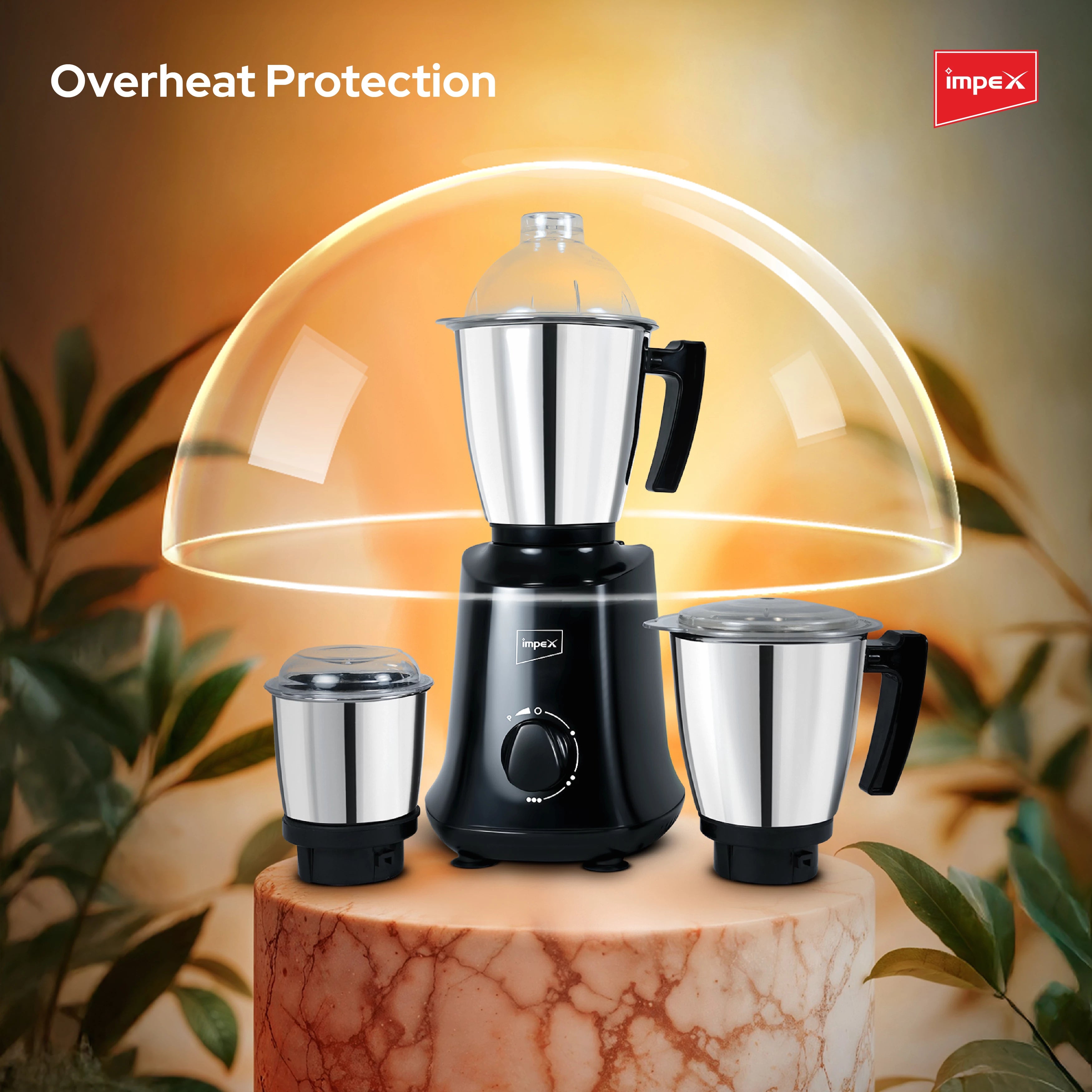 Impex 3 in 1 Mixer Grinder BL 390