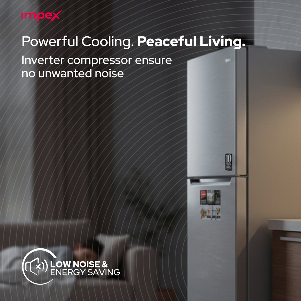 Impex 270L No Frost Inverter Refrigerator IRF250S