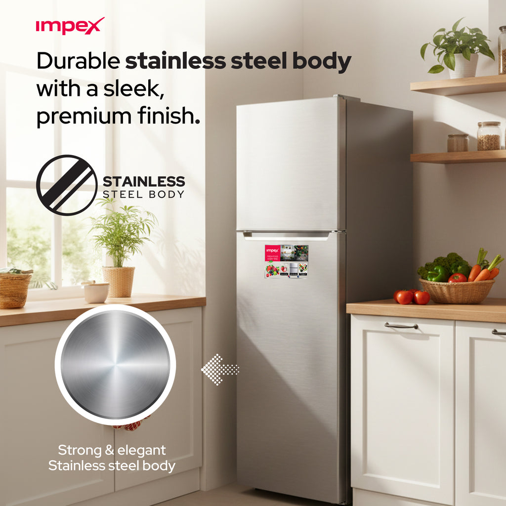 Impex 270L No Frost Inverter Refrigerator IRF250S