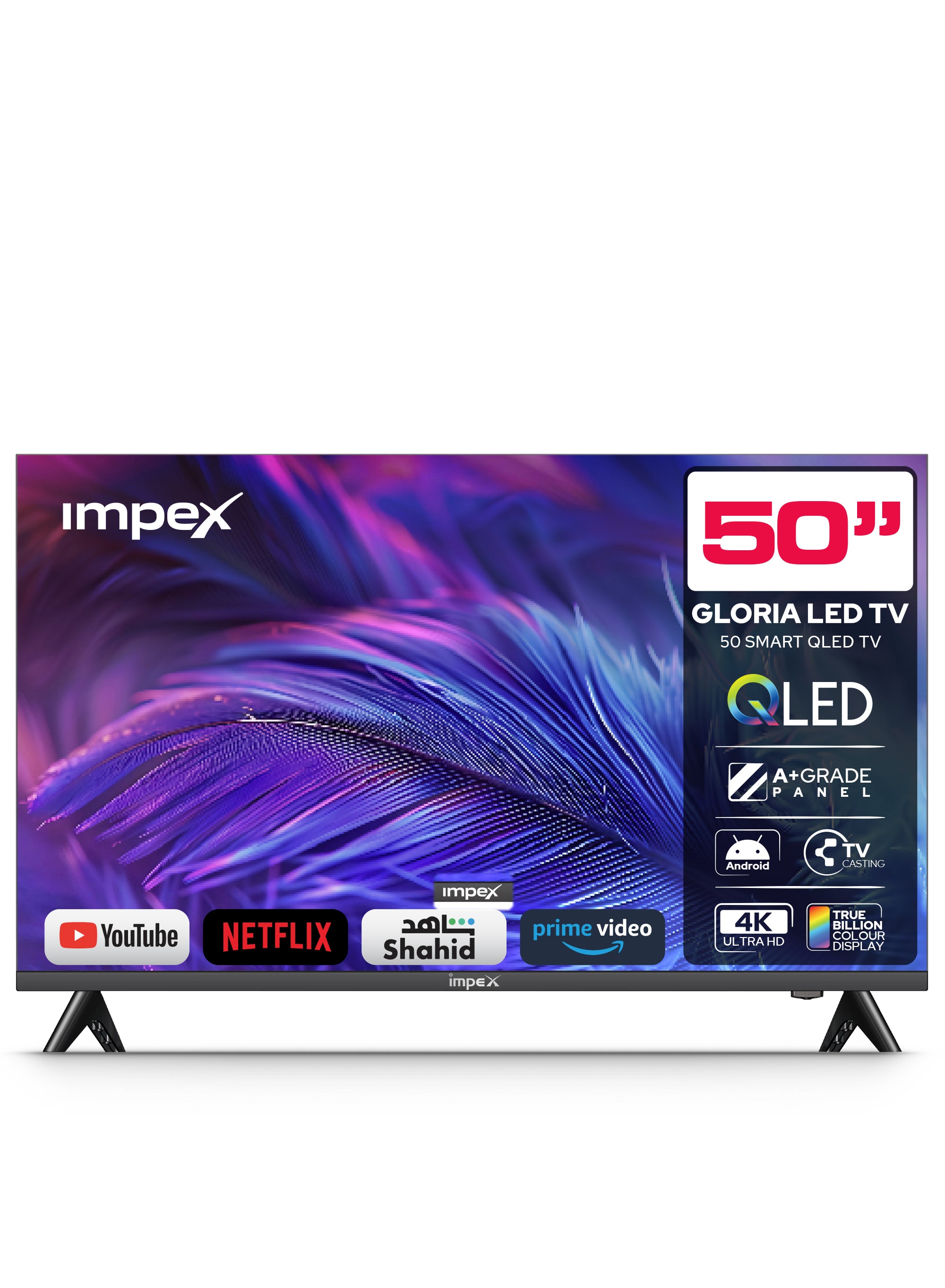 IMPEX QLED Smart LED TV A14 GLORIA50Q