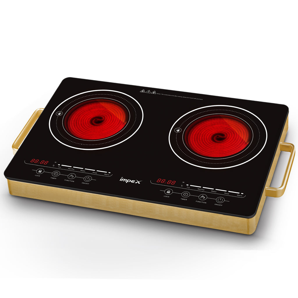 Impex Double Infrared Cooktop IR 2704