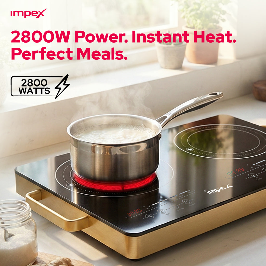 Impex Double Infrared Cooktop IR 2704