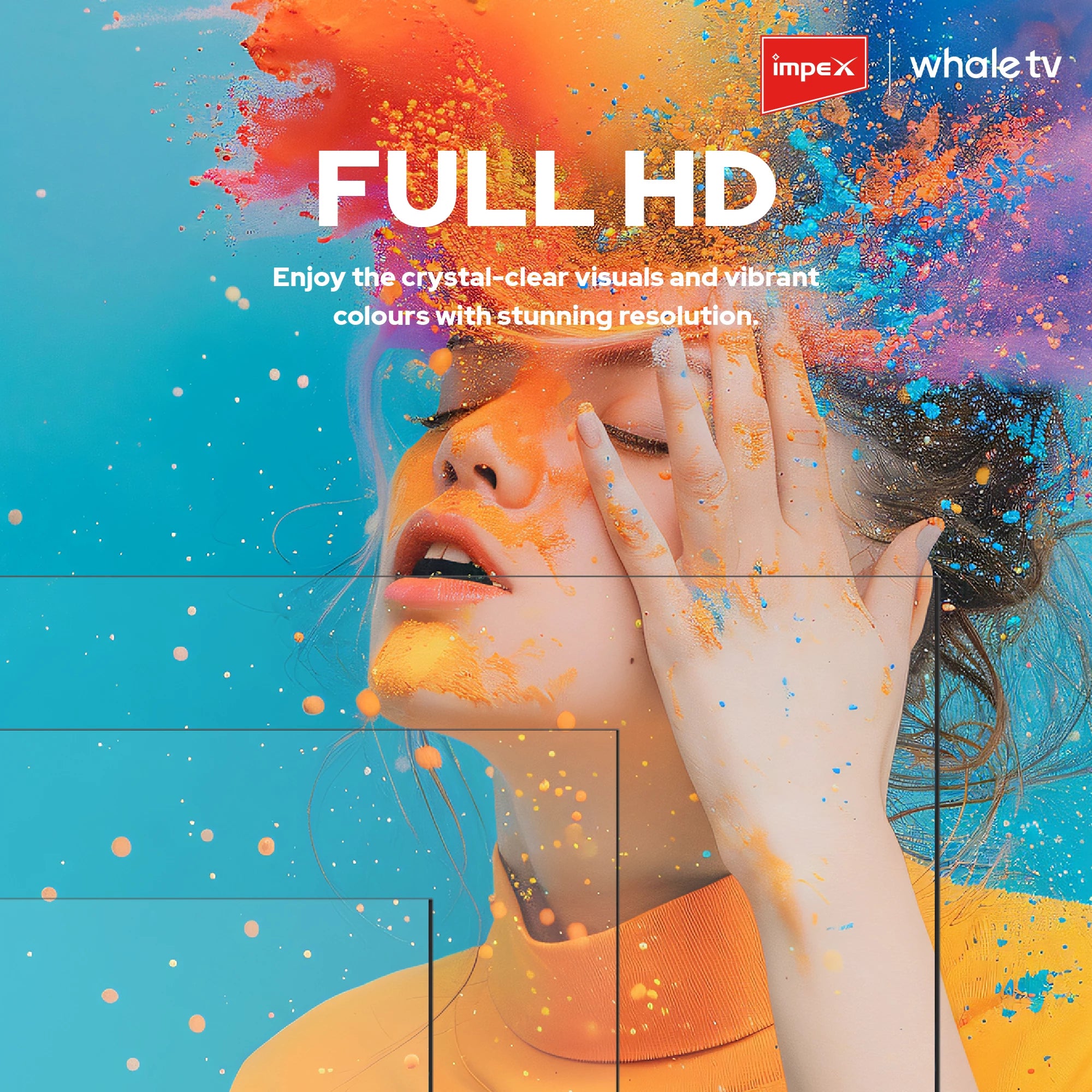 IMPEX 43 inch QLED FHD Smart TV Whale OS Wios43Q