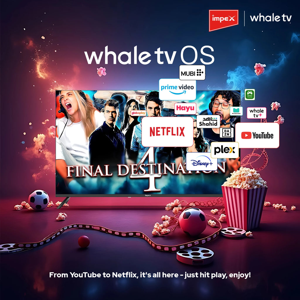 IMPEX 55 inch QLED UHD Smart TV Whale OS Wios55Q