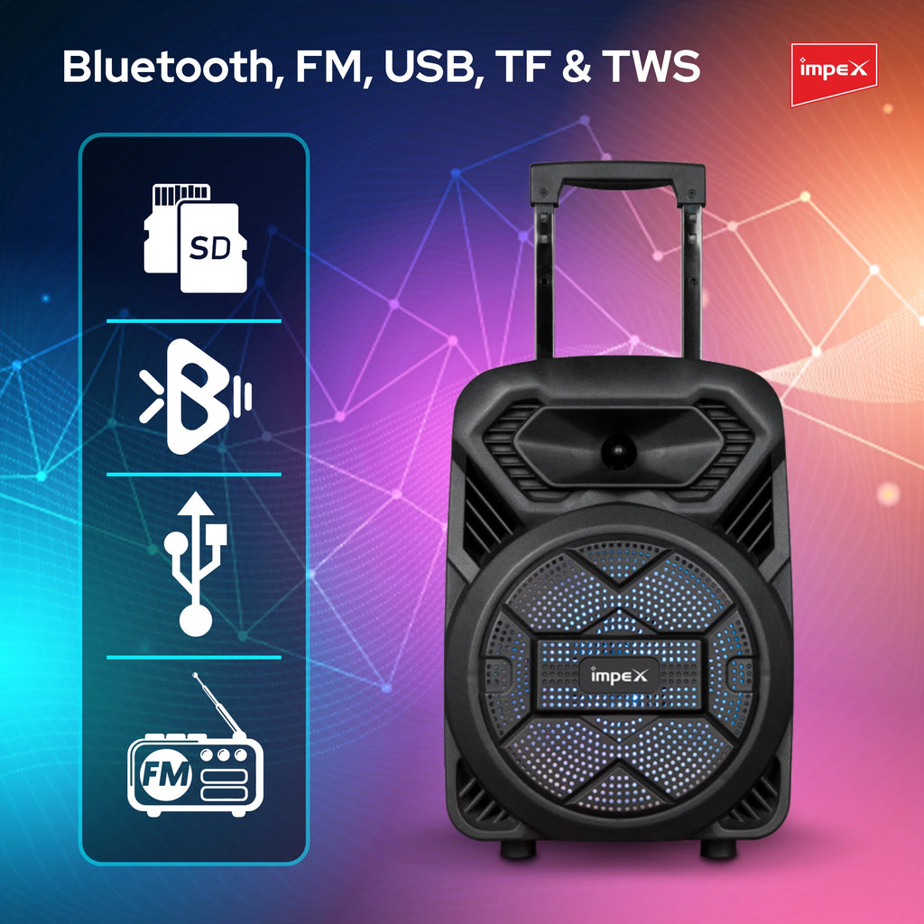 Impex PORTABLE TROLLEY Speaker TS 1109