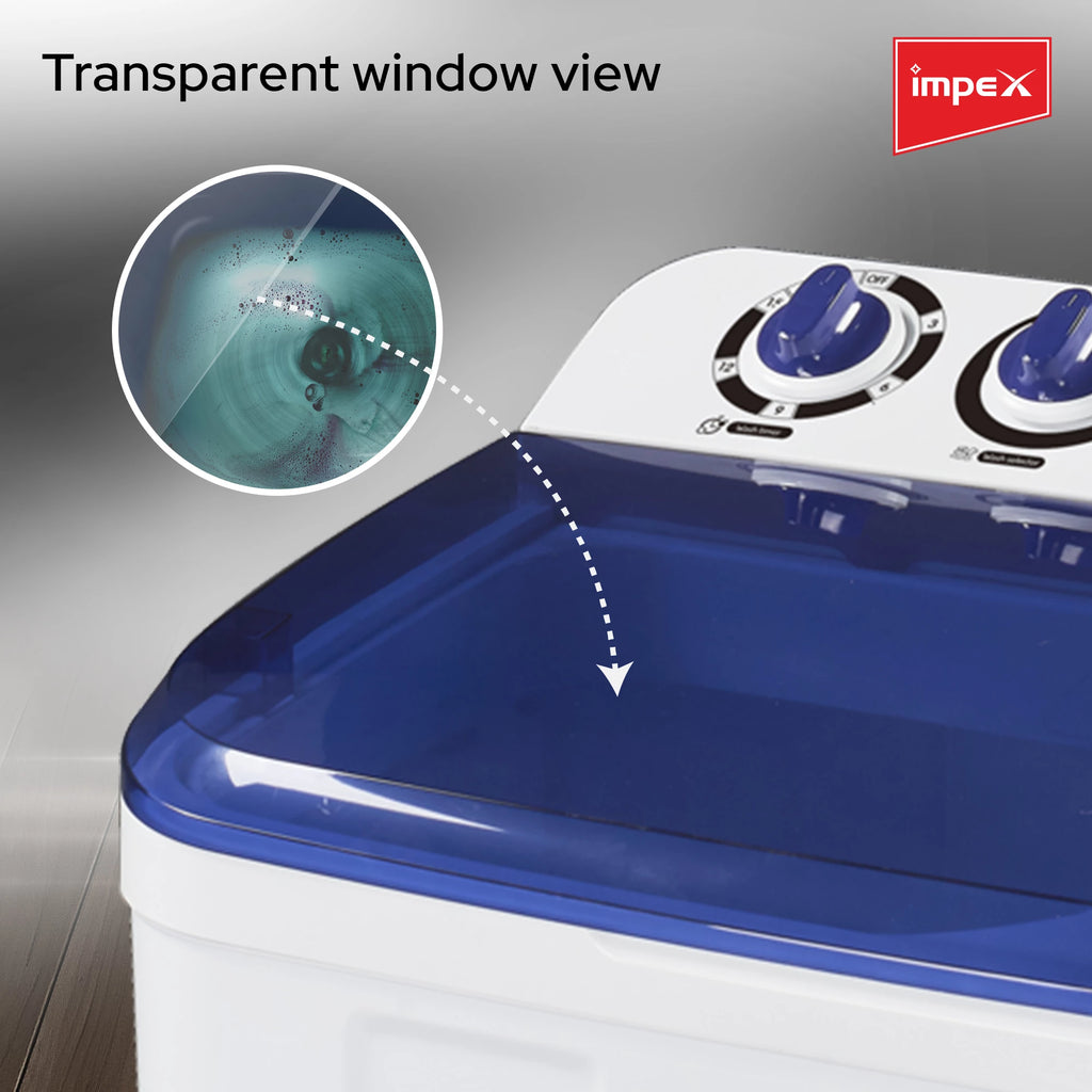 IMPEX 10 KG  SEMI-AUTOMATIC WASHING MACHINE WM 4202
