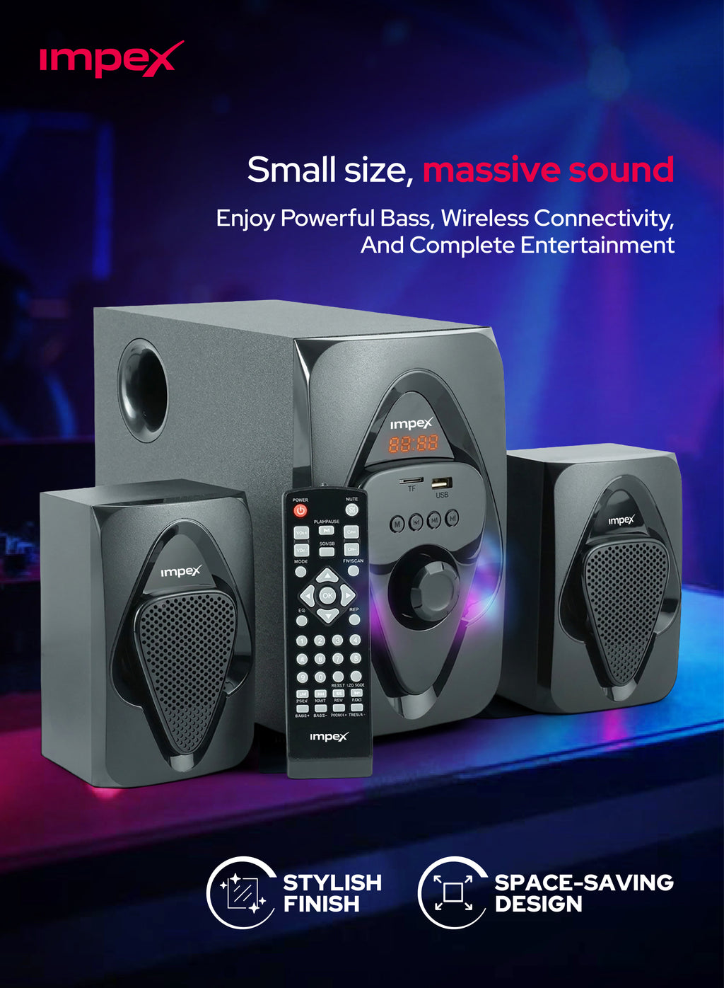 Impex Multimedia Speaker 2.1 HT 2115