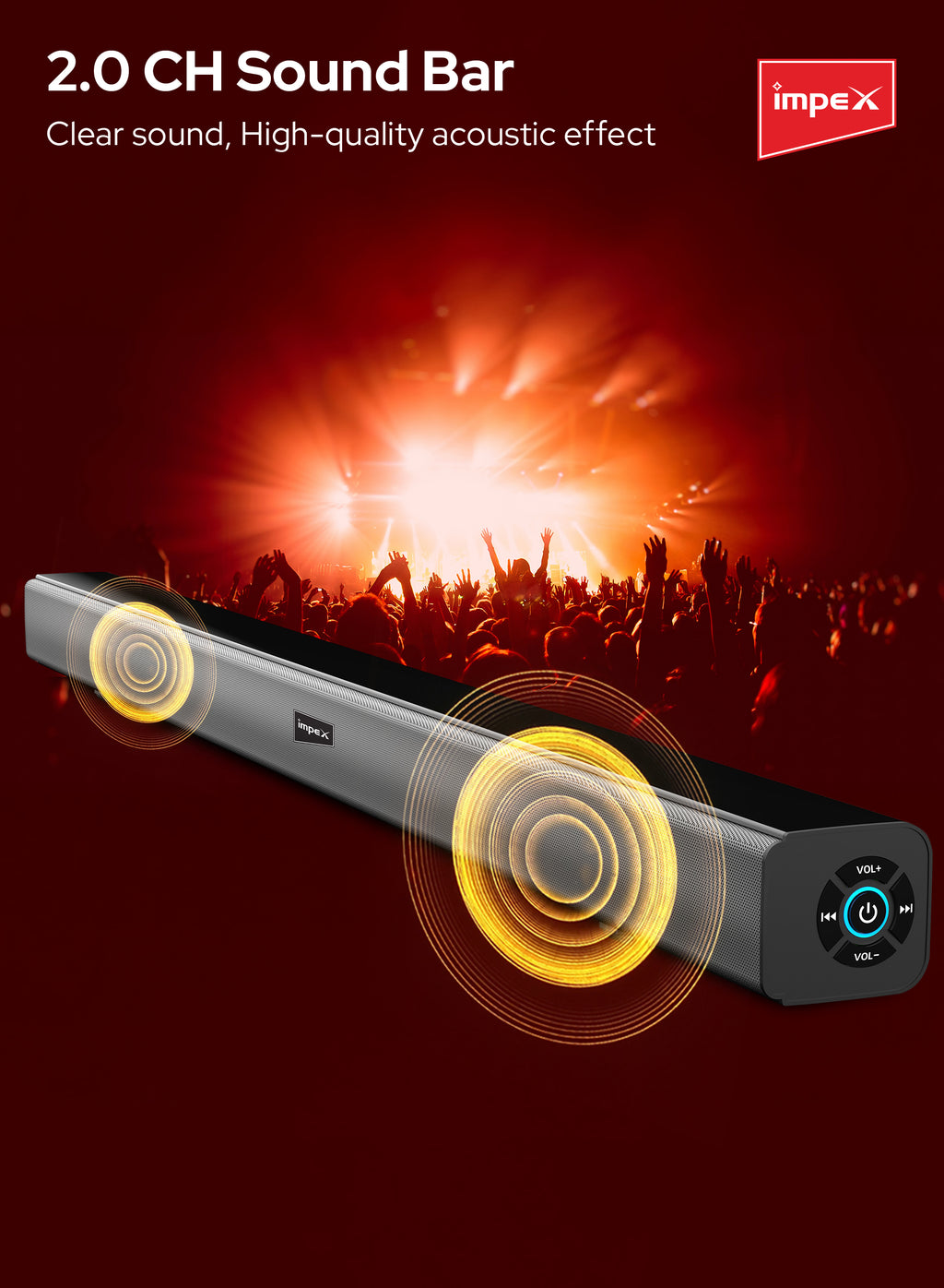Impex 2.0CH Sound Bar SB 1401